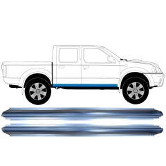 Opravný plech prahu pre Nissan Navara D22 1998-2005 / Ľavá+Pravá / Sada 16287