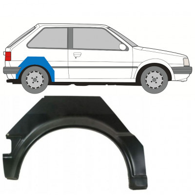 Lem zadného blatníka pre Nissan Micra 1982-1992 / Pravá 8038