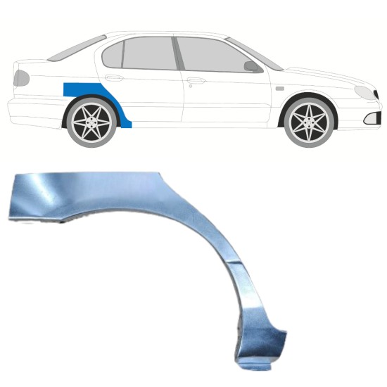 Lem zadného blatníka pre Nissan Primera P11 1996-2001 / Pravá 6842