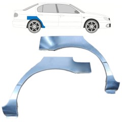 Lem zadného blatníka pre Nissan Primera P11 1996-2001 / Ľavá+Pravá / Sada 10632