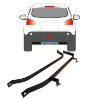 Objímky palivovej nádrže pre Nissan Qashqai 2007-2013 16014