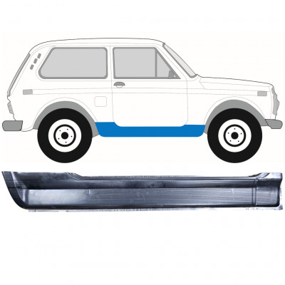 Opravný plech prahu pre Lada Niva 1976- / Pravá 12039