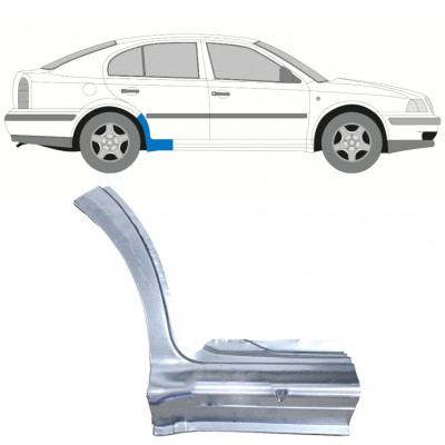 Opravný plech prahu pre Skoda Octavia 1996-2010 / Pravá 12513