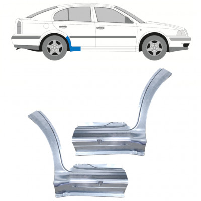 Opravný plech prahu pre Skoda Octavia 1996-2010 / Sada 12515