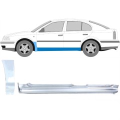 Kompletný prah + opravný plech predného blatníka pre Skoda Octavia I 1996-2010 / Ľavý / Sada 11174