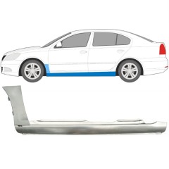 Kompletný prah + opravný plech predného blatníka pre Skoda Octavia II 2004-2013 / Ľavý / Sada 11177