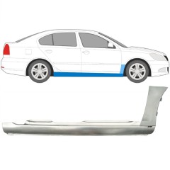 Kompletný prah + opravný plech predného blatníka pre Skoda Octavia II 2004-2013 / Pravá / Sada 11176