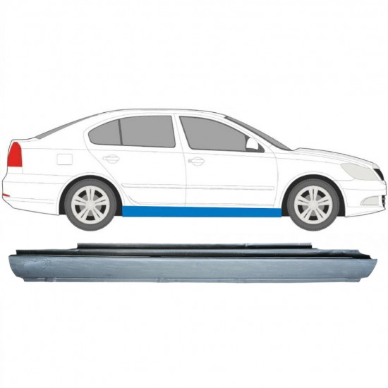 Opravný plech prahu pre Skoda Octavia 2004-2013 / Pravá 7377