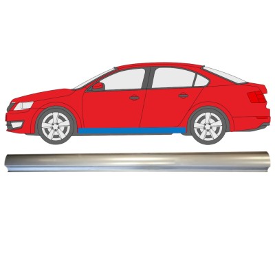 Opravný plech spodnej časti prahu pre Skoda Octavia III 2013-2020 / Ľavý 14826