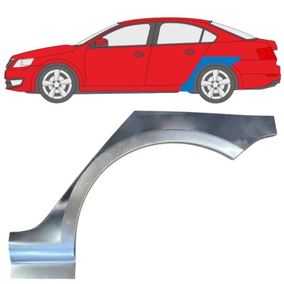 Lem zadného blatníka pre Skoda Octavia III 2013-2020 / Ľavý 15863