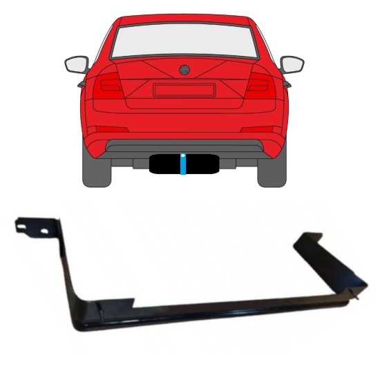 Objímky palivovej nádrže pre Skoda Octavia III 2013-2020 14957