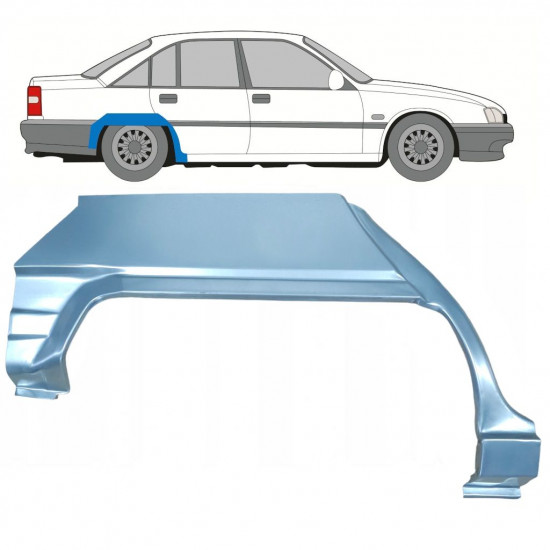 Lem zadného blatníka pre Opel Omega A 1986-1993 / Pravá 8072