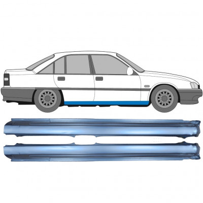 Opravný plech prahu pre Opel Omega A 1986-1993 / Ľavá+Pravá / Sada 9782