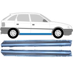 Kompletný prah pre Opel Astra F 1991-2002 / Ľavá+Pravá / Sada 9447