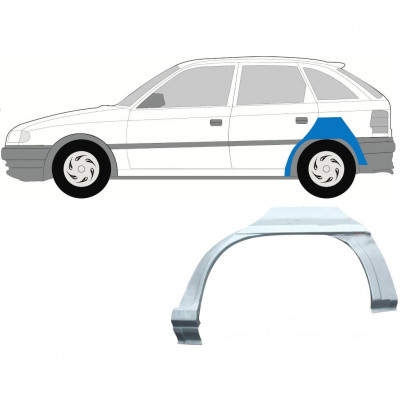 Lem zadného blatníka pre Opel Astra 1991-2002 / Ľavý / HATCHBACK 7258