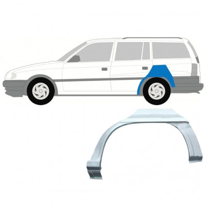 Lem zadného blatníka pre Opel Astra 1991-2002 / Ľavý / COMBI 7260