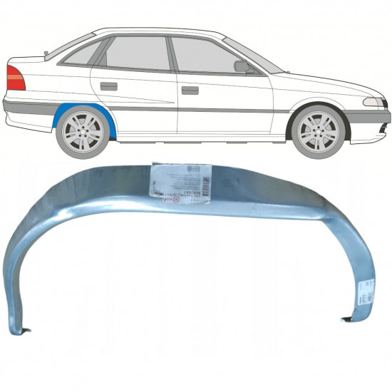 Vnútorná oprava zadného blatníka pre Opel Astra 1991-2002 / Pravá 7868