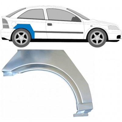 Lem zadného blatníka pre Opel Astra 1998-2009 / Pravá 6858