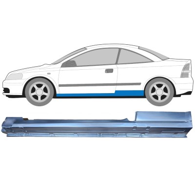 Kompletný prah pre Opel Astra G 1998-2009 / Ľavý / COUPE 15963