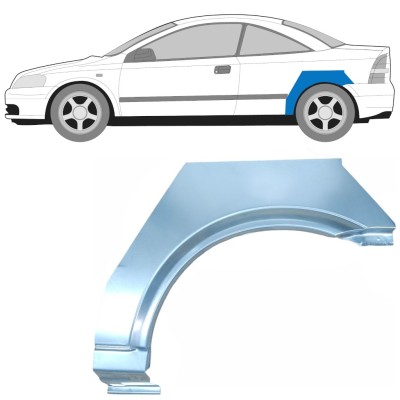Lem zadného blatníka pre Opel Astra G 1998-2009 / Ľavý / COUPE 15960