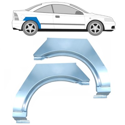 Lem zadného blatníka pre Opel Astra G 1998-2009 / Ľavá+Pravá / COUPE 15961
