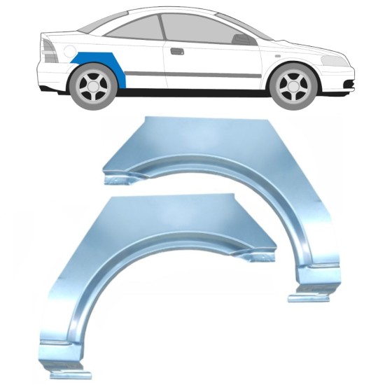 Lem zadného blatníka pre Opel Astra G 1998-2009 / Ľavá+Pravá / COUPE 15961