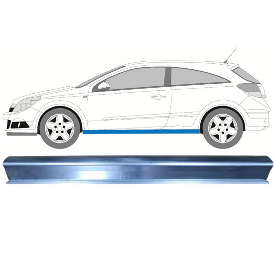 Opravný plech prahu pre Opel Astra Gtc 2005-2011 / Ľavý 7294