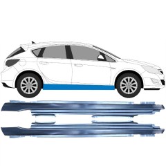 Kompletný prah pre Opel Astra J 2009-2015 / Ľavá+Pravá / Sada 10566