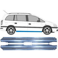 Kompletný prah pre Opel Zafira A 1999-2005 / Ľavá+Pravá / Sada 9260