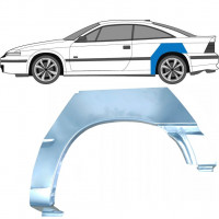 Lem zadného blatníka pre Opel Calibra 1990-1997 / Ľavý 6356