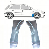 Opravný plech predného blatníka pre Opel Corsa 2000-2010 / Ľavá+Pravá / Sada 10180