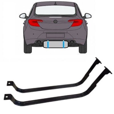 Objímky palivovej nádrže pre Opel Insignia 2008-2017 15991