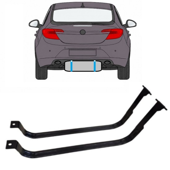 Objímky palivovej nádrže pre Opel Insignia 2008-2017 15991