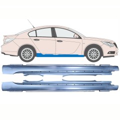 Kompletný prah pre Opel Insignia 2008-2017 / Ľavá+Pravá / Sada 10342