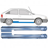 Opravný plech prahu pre Opel Kadett 1984-1993 / Ľavá+Pravá / Sada 9449