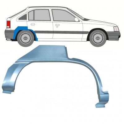 Lem zadného blatníka pre Opel Kadett 1984-1993 / Pravá 7908