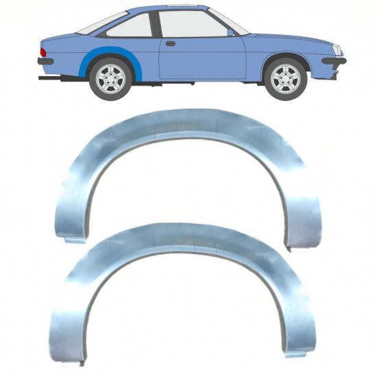 Lem zadného blatníka pre Opel Manta B 1975-1988 / Sada 11079