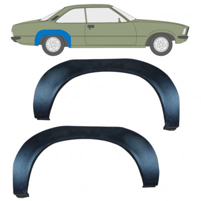 Lem zadného blatníka pre Opel Rekord D 1972-1977 / Sada 11100