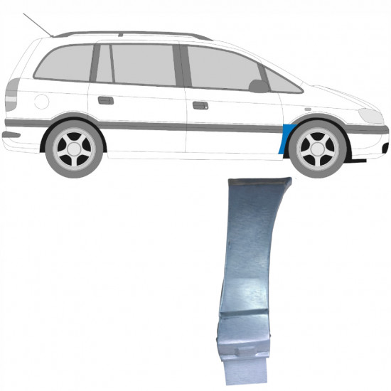 Opravný plech predného blatníka pre Opel Zafira 1999-2005 / Pravá 6094