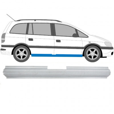 Opravný plech prahu pre Opel Zafira 1999-2005 / Vľavo = Vpravo (symetrické) 8932