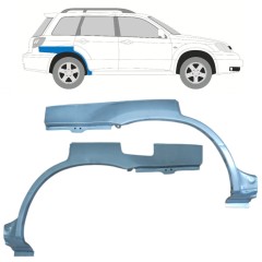 Lem zadného blatníka pre Mitsubishi Outlander 2003-2007 / Ľavá+Pravá / Sada 11539
