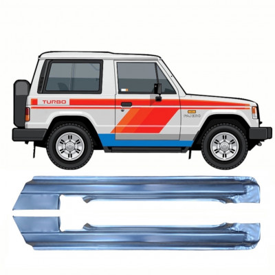 Kompletný prah pre Mitsubishi Pajero 1982-1992 / Ľavá+Pravá / Sada 10364