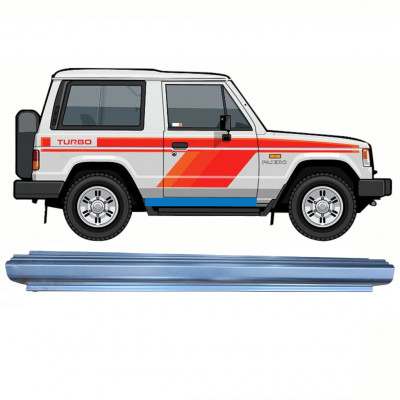 Opravný plech prahu pre Mitsubishi Pajero 1982-1992 / Vľavo = Vpravo (symetrické) 8697