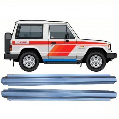 Opravný plech prahu pre Mitsubishi Pajero 1982-1992 / Sada 11361