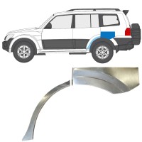 Lem zadného blatníka pre Mitsubishi Pajero 2006-2021 / Ľavý 14841