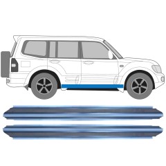 Opravný plech prahu pre Mitsubishi Pajero 1999-2006 / Ľavá+Pravá / Sada 11362