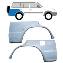 Lem zadného blatníka pre Mitsubishi Pajero 1991-2001 / Ľavá+Pravá / Sada 10402