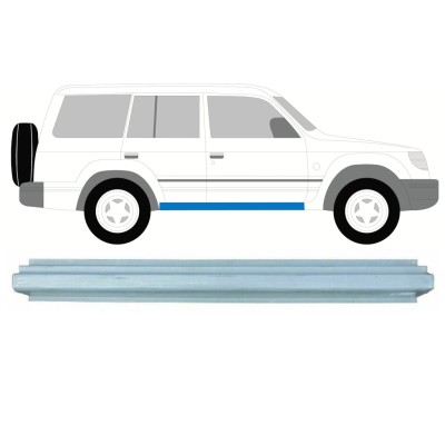 Opravný plech prahu pre Mitsubishi Pajero 1991-2001 / Vľavo = Vpravo (symetrické) 15999