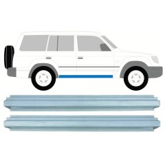 Opravný plech prahu pre Mitsubishi Pajero 1991-2001 / Ľavá+Pravá / Sada 16000