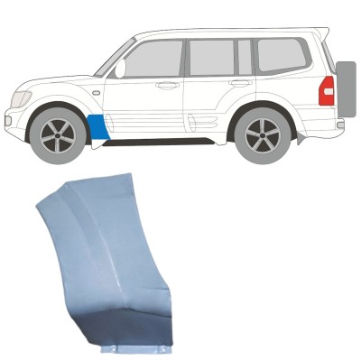 Opravný plech predného blatníka pre Mitsubishi Pajero 1999-2006 / Ľavý 16902
